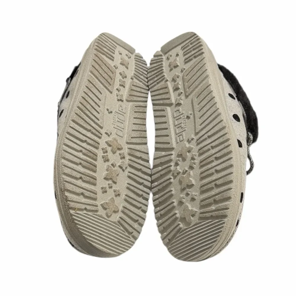 Hey Dude Britt Youth Polka Dot Slip On Booties Size 13